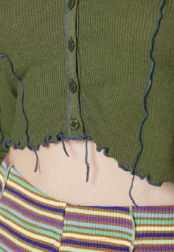 Diesel RIBYEL OPEN - Cardigan - Green -Diesel shop 65bff346387440cd8b163367d59e3571