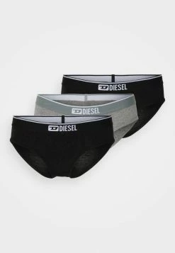Diesel 3 PACK - Briefs - Black/gray -Diesel shop 66ae1694f7034e5a85369d2e644f2623