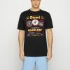 Diesel T-JUST-E36 UNISEX - Print T-shirt - Black