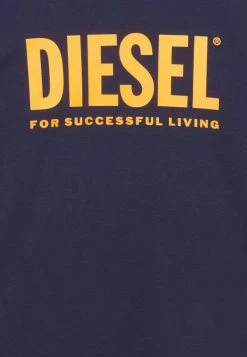 Diesel JUST LOGO UNISEX - Print T-shirt - Blue -Diesel shop 674698b98506453db2bd17721548e016