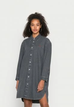 DE-BLEX DIESEL LIBRARY - Denim Dress - Black/gray