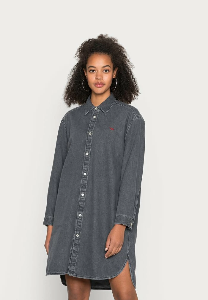 DE-BLEX DIESEL LIBRARY - Denim Dress - Black/gray 1 DE-BLEX DIESEL LIBRARY - Denim Dress - Black/gray