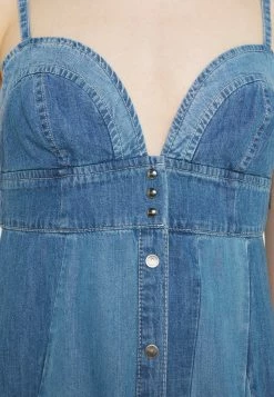 Diesel DE-ARYA - Maxi Dress - Denim Blue -Diesel shop 6cdd2eb33df84d8ab14ef85454d91778