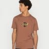 Diesel JUST - Print T-shirt - Brown