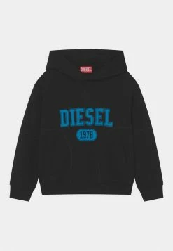 Diesel SMUSTER OVER UNISEX - Sweatshirt - Nero
