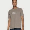 Diesel JUBINDY - Print T-shirt - Grey