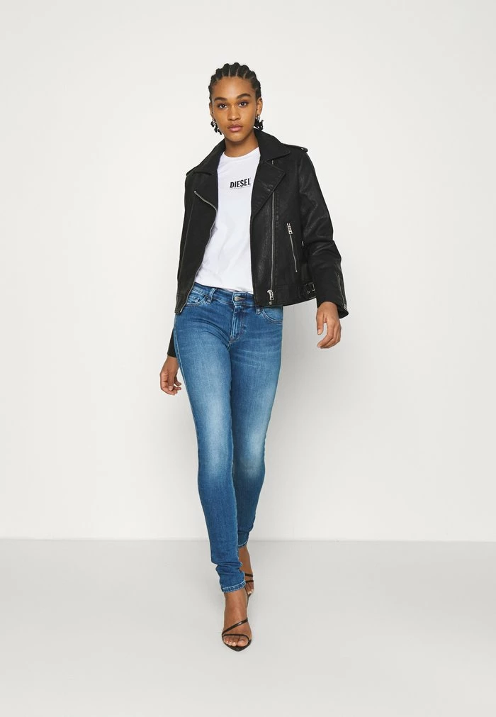 Diesel SLANDY - Jeans Skinny Fit - Medium Blue 2 Diesel SLANDY - Jeans Skinny Fit - Medium Blue - Image 2