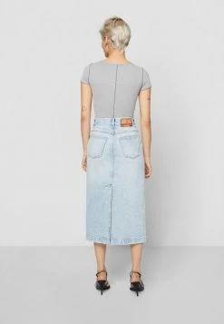 DE-RONNY DIESEL LIBRARY - Denim Skirt - Denim -Diesel shop 72c515f403a9423da688abec2aa2cee0