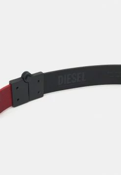 Diesel B-FACE - Belt - Red & Black -Diesel shop 730a574d72484910bbe892cc2ec3a44a