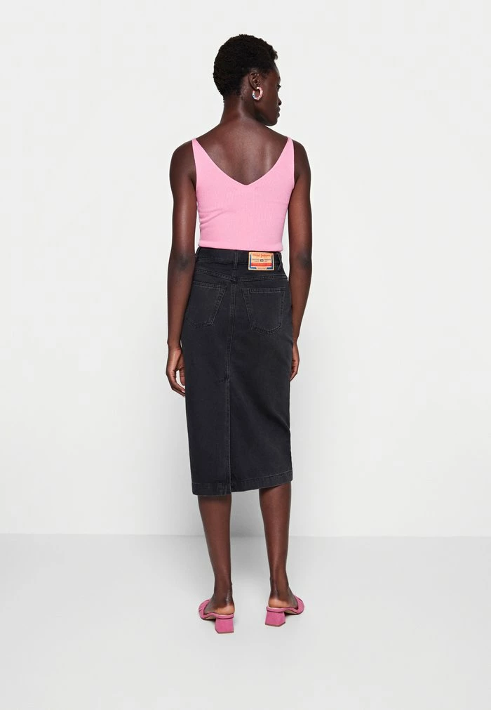 Diesel DE-RONNY - Denim Skirt - Black Dark Grey 3 Diesel DE-RONNY - Denim Skirt - Black Dark Grey - Image 3