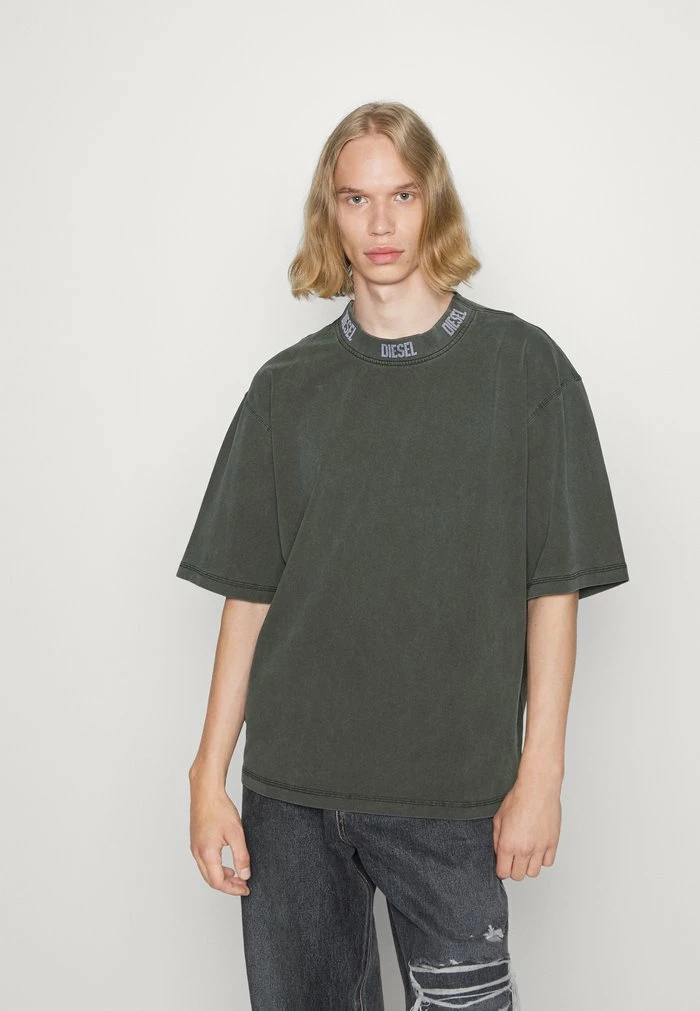 Diesel VOLKOVER UNISEX - Print T-shirt - Dark Grey 1 Diesel VOLKOVER UNISEX - Print T-shirt - Dark Grey