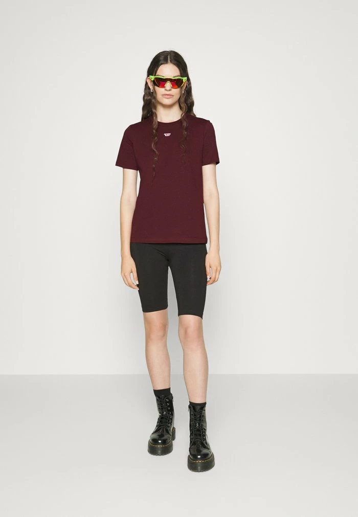 Diesel Basic T-shirt - Deep Red 2 Diesel Basic T-shirt - Deep Red - Image 2