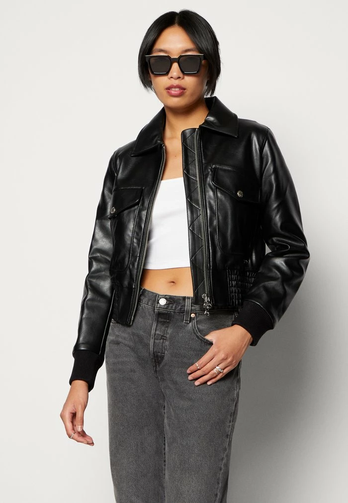 Diesel FEIJOA - Bomber Jacket - Black 4 Diesel FEIJOA - Bomber Jacket - Black - Image 4
