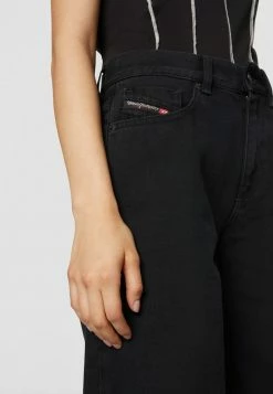 1978 DIESEL LIBRARY - Flared Jeans - Black Dark Grey -Diesel shop 78ca41f4c7f04965a497409ac6169e0c