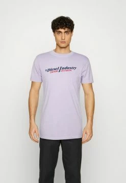 Diesel DIEGOR - Print T-shirt - Lilac