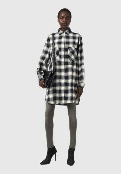 Diesel D SUPER I - Shirt Dress - Black/white