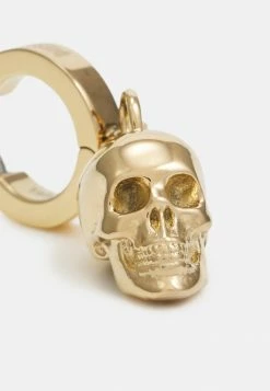 Diesel SKULL EARRING UNISEX - Earrings - Gold-coloured -Diesel shop 7b6dba5e0ed24ff9a393f847da7f17f4