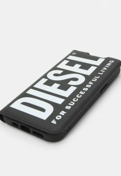 Diesel BOOKLET CASE FOR IPHONE 13/13 PRO UNISEX - Phone Case - Black/white -Diesel shop 7daa47ea4c7d43758a730b09362dacbc