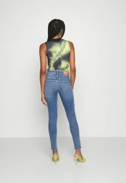Diesel 2017 SLANDY - Jeans Skinny Fit - Blue Denim -Diesel shop 7edcf54fac984896b9142f0c716fdd85