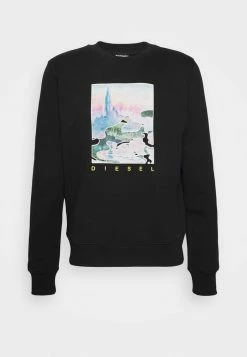 Diesel S-GINN-HS1 UNISEX - Sweatshirt - Black