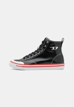 Diesel S-ATHOS MID - High-top Trainers - Black/white