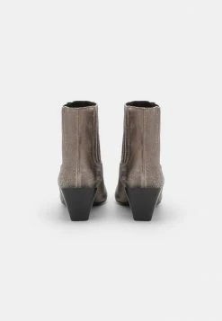 Diesel D-TEXANNE CH - Cowboy/biker Ankle Boot - Grey/silver -Diesel shop 82eaaf99223343108b2ee92b495289f9