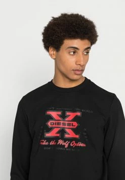 Diesel GINN - Sweatshirt - Black -Diesel shop 84e0043cd11247b5b631c3a59d3b0bca