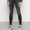 Diesel D-SLANDY-HIGH - Jeans Skinny Fit - Grey