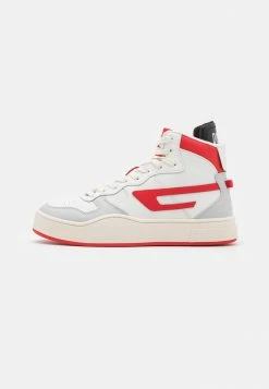 Diesel S-UKIYO MID - High-top Trainers - White/red