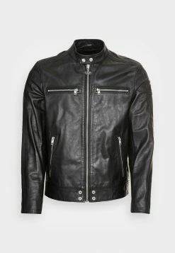 Diesel L-BOY-CL - Leather Jacket - Black -Diesel shop 88371260cb7646c399ed1d193315cf48