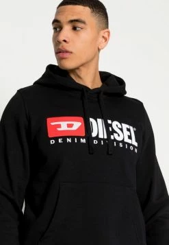 Diesel GINN HOOD - Hoodie - Black -Diesel shop 88a4d71a83a244c294c1925495378925