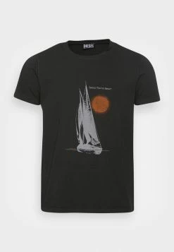 Diesel Print T-shirt - Black -Diesel shop 895fe9a6f5d2476fad1c58aff9ae36e5