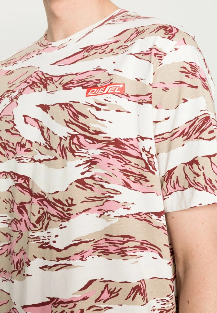 Diesel JUST UNISEX - Print T-shirt - Soft Pink 5 Diesel JUST UNISEX - Print T-shirt - Soft Pink - Image 5