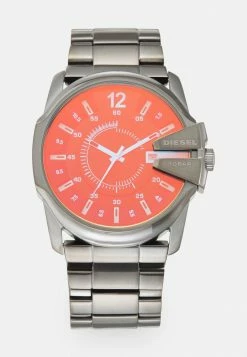 Diesel MASTER CHIEF - Watch - Gunmetal/red