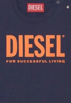 Diesel JUSTLOGOYB UNISEX - Print T-shirt - Orange -Diesel shop 8b82310498be46299243b3b262af5137