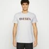 Diesel T-DIEGOR-K52 UNISEX - Print T-shirt - White