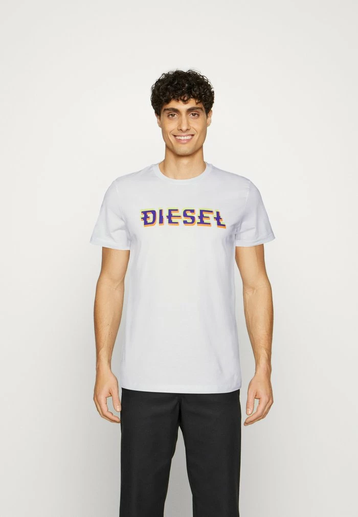 Diesel T-DIEGOR-K52 UNISEX - Print T-shirt - White 1 Diesel T-DIEGOR-K52 UNISEX - Print T-shirt - White