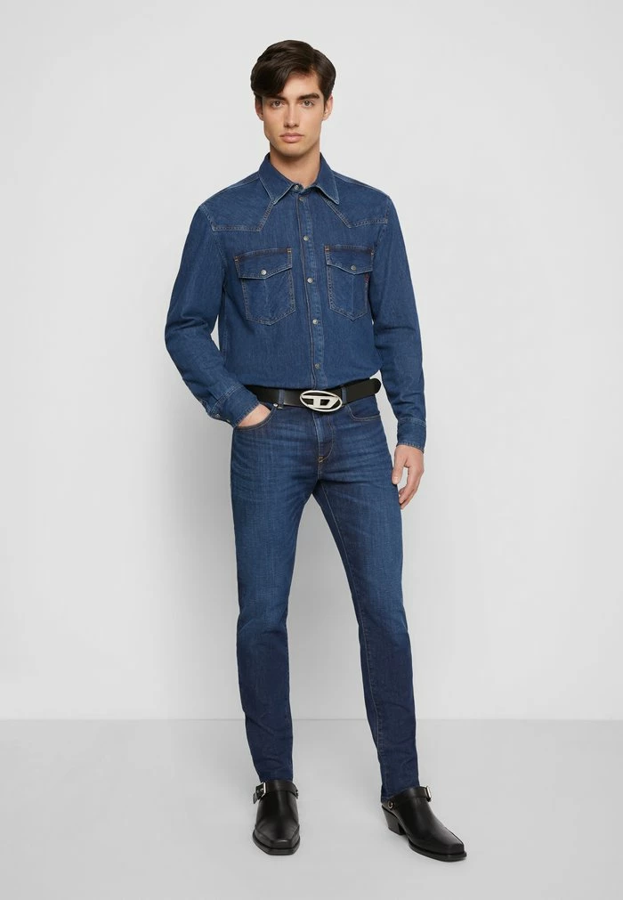 Diesel DSTRUKT - Slim Fit Jeans - Dark Blue 4 Diesel DSTRUKT - Slim Fit Jeans - Dark Blue - Image 4