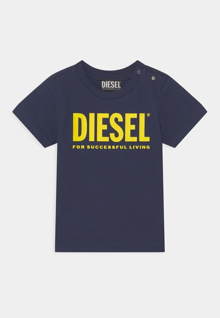 Diesel UNISEX - Print T-shirt - Peacoat 1 Diesel UNISEX - Print T-shirt - Peacoat
