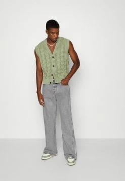 Diesel Straight Leg Jeans - Grey Denim -Diesel shop 912b73b5ad9d49b094f3222bdf021c21