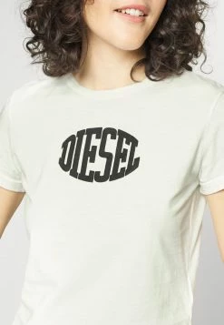 Diesel Print T-shirt - White -Diesel shop 91b607b06a98407f9cc8595c66d2a9e3