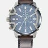 Diesel GRIFFED MINI - Chronograph Watch - Brown/blue