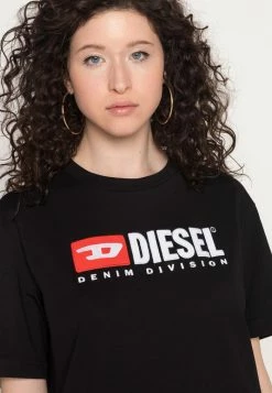 Diesel D EGOR DIV - Jersey Dress - Black -Diesel shop 9522537eff0b45b0b99fb947f4b70b4a