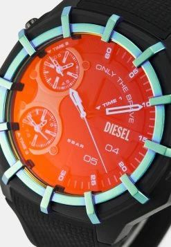 Diesel FRAMED - Chronograph Watch - Black -Diesel shop 95420f396ba04c28b09c83086b37e861