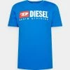 Diesel DIEGOR - Print T-shirt - Blue
