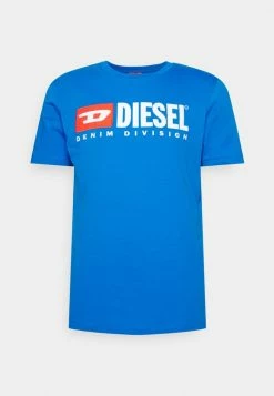 Diesel DIEGOR - Print T-shirt - Blue