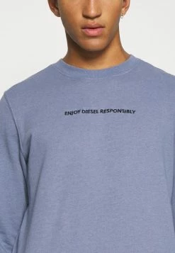 Diesel S-GIRK-B9 UNISEX - Sweatshirt - Blue -Diesel shop 96a9dff3d5194fe7a9a72b98c5045c91