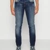 Diesel DSTRUKT - Slim Fit Jeans - Blue Denim