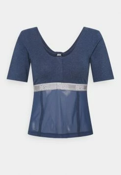 Diesel UFTEE-TOPCUT-DN - Pyjama Top - Indigo -Diesel shop 99d7a3160a3d4ac0983409e46f5a33cd