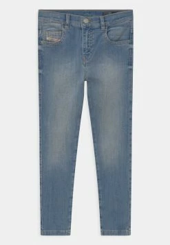 Diesel SLANDY HIGH - Jeans Skinny Fit - Light-blue Denim